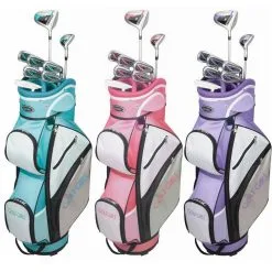 Clubs Shop 43 GolfGirl FWS3 Ladies Petite Golf Clubs Set With Cart Bag, All Graphite, Left Hand