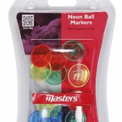 Master Neon Ball Markers - 12 Pack