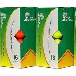 Palm Springs 16 Pack OF Ultimate Distance Golf Balls