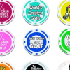 Longridge Poker Chip Ball Markers 1 Longridge Poker Chip Ball Markers -Clubs Shop 2729223385