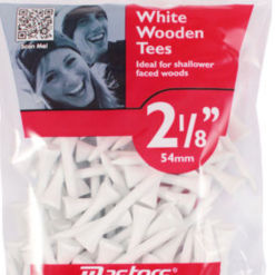 Bumpa Bag Wood Tees 2 1/8 White Bag 130