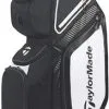 TAYLORMADE 2020 8.0 GOLF CART BAG BLACK/WHITE/CHARCOAL -Clubs Shop 32927