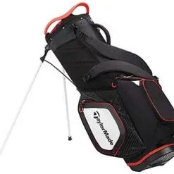 TAYLORMADE PRO 8.0 STAND BAG BLACK/WHITE/RED -Clubs Shop 32937 4
