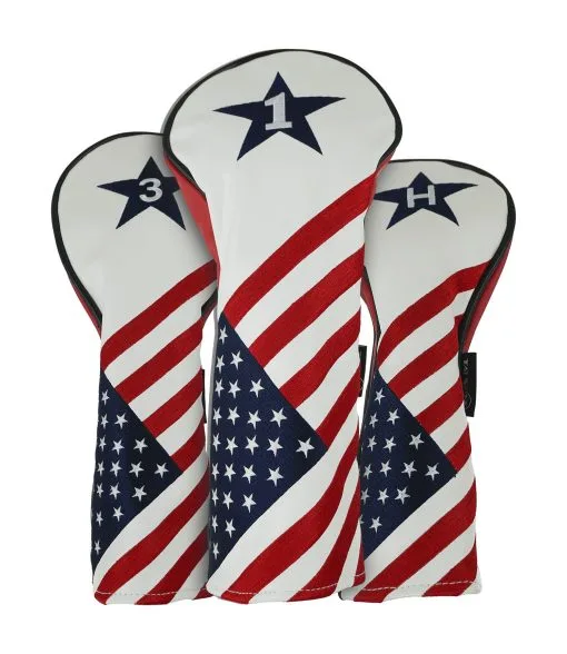 Ram Golf USA Stars And Stripes PU Leather Headcover Set - Driver, #3 Wood, Hybrid 1 Ram Golf USA Stars And Stripes PU Leather Headcover Set - Driver, #3 Wood, Hybrid -Clubs Shop 38ba60dc 1d05 4b66 8923 52e24bde1ff9 58292.1678246024