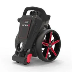 POWAKADDY 2022 MICRA PUSH CART-GUN METAL/RED TRIM 9 POWAKADDY 2022 MICRA PUSH CART-GUN METAL/RED TRIM -Clubs Shop 40384 3