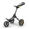 POWAKADDY 2022 MICRA PUSH CART-GUN METAL/YELLOW TRIM -Clubs Shop 40385