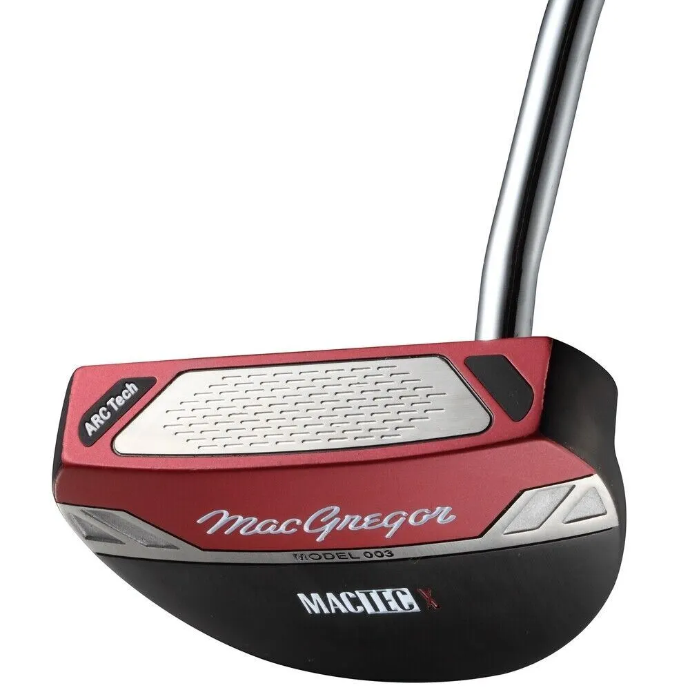 MacGregor Golf MacTec X 003 Wingback Mallet Putter, Mens Right Hand, Headcover 3 MacGregor Golf MacTec X 003 Wingback Mallet Putter, Mens Right Hand, Headcover