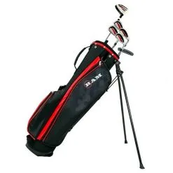 Ram Golf SGS Mens Golf Clubs Starter Set With Stand Bag - Steel Shafts