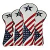 Ram Golf USA Stars And Stripes PU Leather Headcover Set