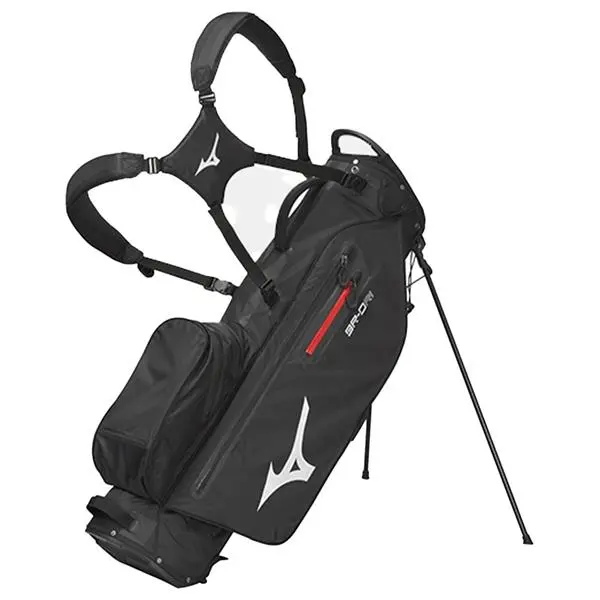 Mizuno BR-DRI FY21 Stand Bag Black Silver 3 Mizuno BR-DRI FY21 Stand Bag Black Silver