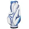 Mizuno Tour Staff Cart Bag 22 5W White Blue -Clubs Shop BTSTAFFCRT003 L