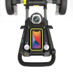 PowaKaddy 2022 DXL Lite Fast Fold Push Cart Yellow Trim 12 PowaKaddy 2022 DXL Lite Fast Fold Push Cart Yellow Trim -Clubs Shop DLX Handle