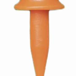 Longridge Plastic Castle Tees Orange 5Mm 1000 Pack