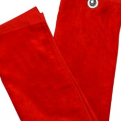 Masters Plain Velour Tri Fold Golf Towel