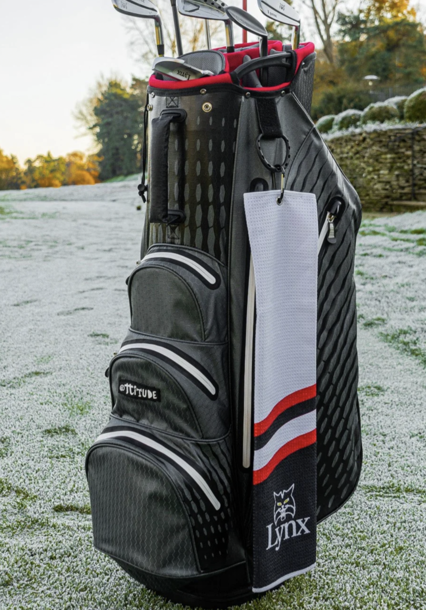 Lynx Golf Microfibre Tri- Fold Towel 4 Lynx Golf Microfibre Tri- Fold Towel - Image 2