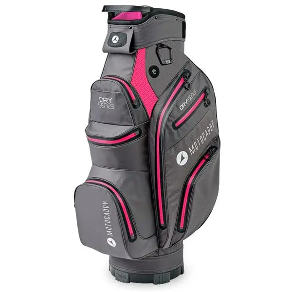 Motocaddy 23 Dry Series Cart Bag Charcoal - Fuchsia 3 Motocaddy 23 Dry Series Cart Bag Charcoal - Fuchsia