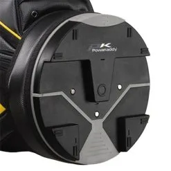 PowaKaddy Dri-Tech Cart Bag Gunmetal Yellow 22 -Clubs Shop PW22A0301001 2 L