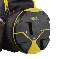 PowaKaddy X-Lite Bag Black/Titanium /Yellow -Clubs Shop PowaKaddy Cart Bag Base X Lite Yellow