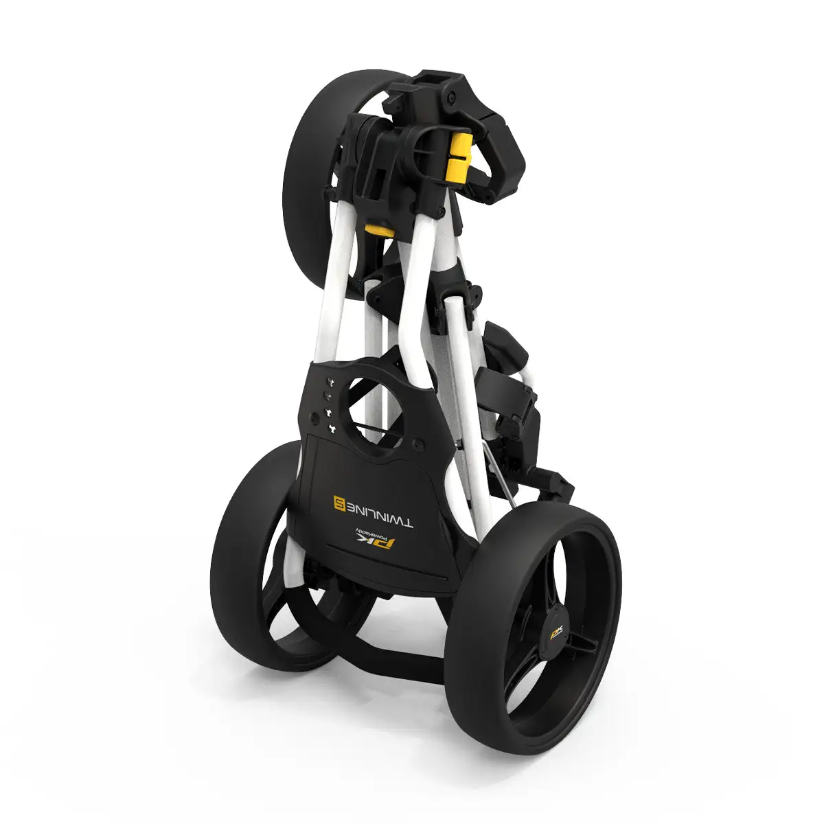 PowaKaddy 2022 Twinline 5 Push Cart Polar White - Image 4