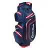 TaylorMade StormDry W/P Cart Bag Navy Red -Clubs Shop TA21A0303004 L