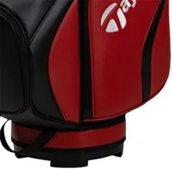TaylorMade Deluxe Cart Bag Red - Black -Clubs Shop TA22A0308001 3 L