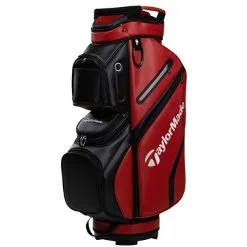 Clubs Shop 45 TaylorMade Deluxe Cart Bag Red - Black