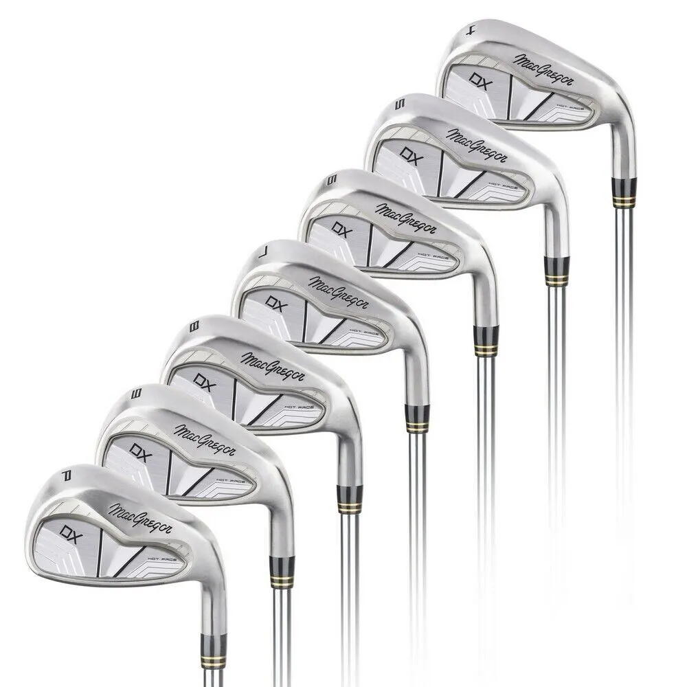 MacGregor Golf DX Carbon Steel Iron Set, Mens Right Hand, 4-PW 3 MacGregor Golf DX Carbon Steel Iron Set, Mens Right Hand, 4-PW