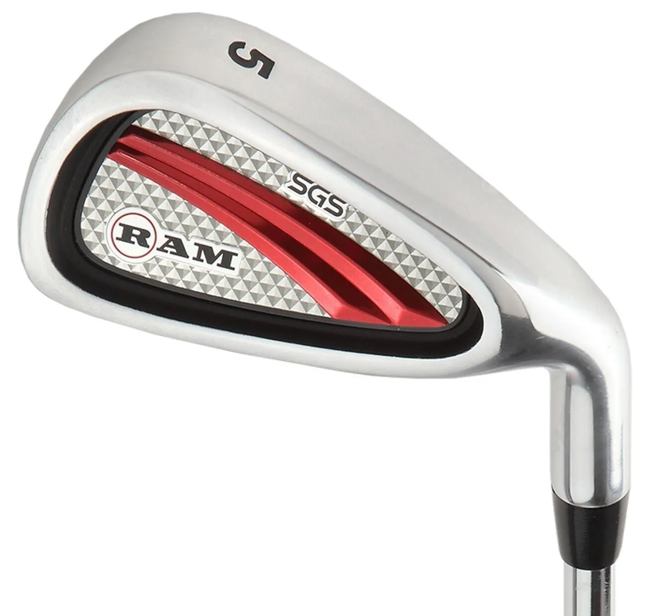 Ram Golf SGS Mens -1" Golf Clubs Starter Set With Stand Bag - Steel Shafts 5 Ram Golf SGS Mens -1" Golf Clubs Starter Set With Stand Bag - Steel Shafts - Image 3